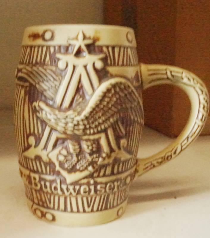 lot 1498 image: Very Cool Ceramic Anheuser- Busch Coffee Mug - See Photos