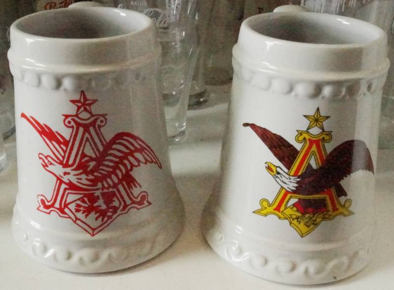 lot 1499 image: Lot of 2 Anheuser-Busch Mugs