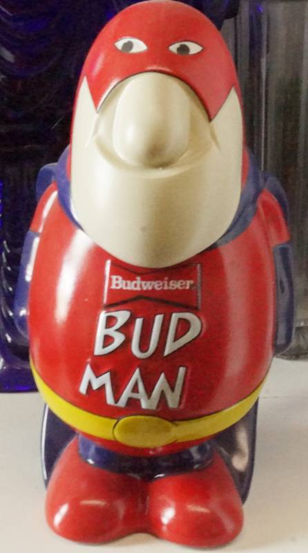lot 1503 image: Unique Bud Man Budweiser Collectable Stein