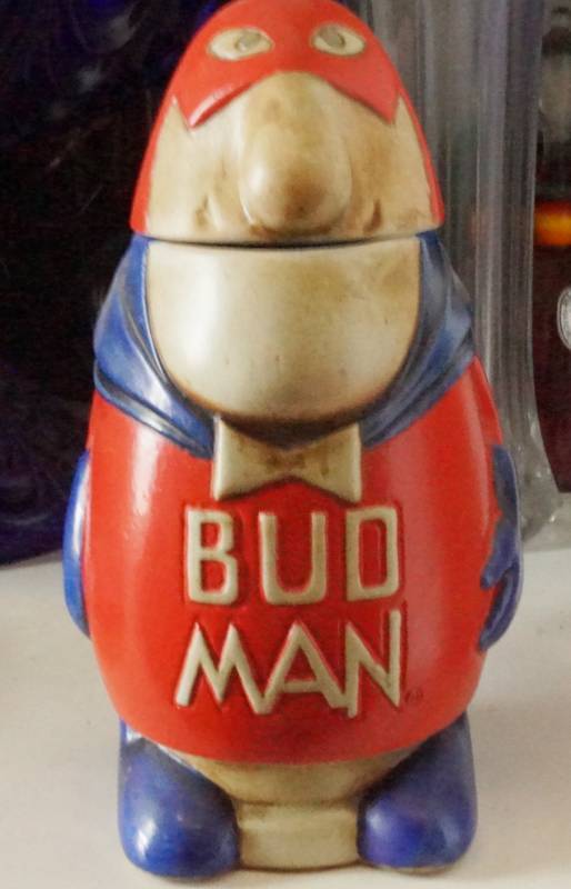 lot 1504 image: Unique Bud Man Budweiser Collectable Stein