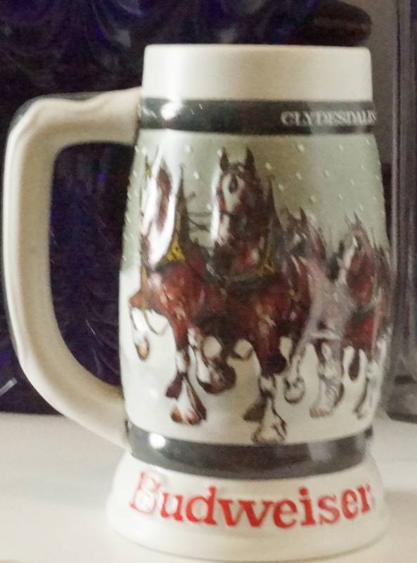 lot 1510 image: Budweiser Clydesdales Collectable Mug