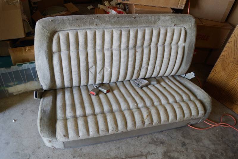 lot 1308 image: Automobile Bench Seat