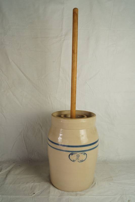 lot 1193 image: Vintage Butter Churn waccessories - Very Cool Marshall Pottery #2