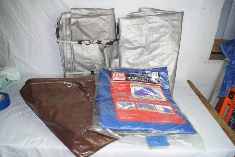lot 1711 image: Lot of Misc. Tarps