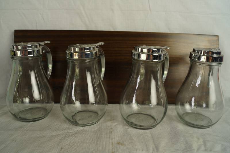 lot 1741 image: Lot of 4 Syrup Dispensers