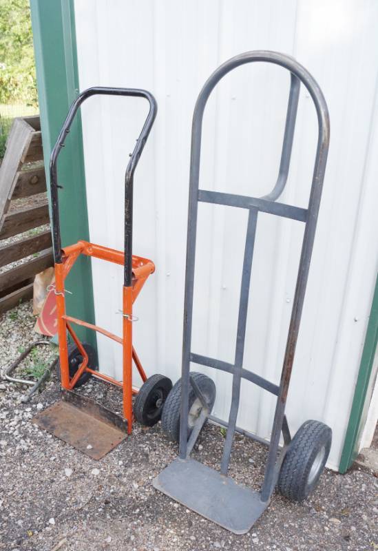lot 1396 image: Lot of 2 Dollys  Hand Trucks - see pics