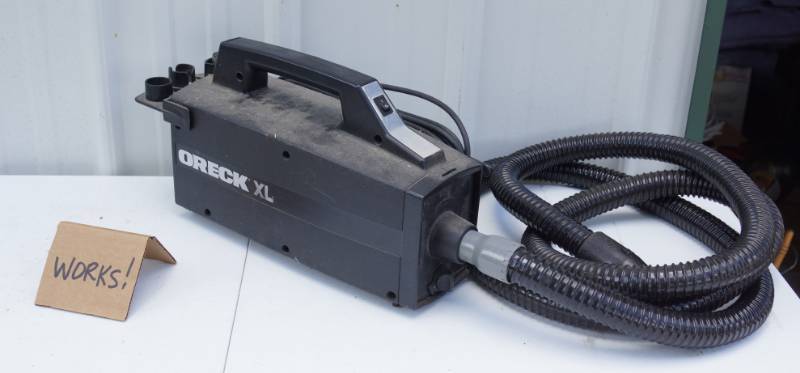 lot 5920 image: Oreck XL Portable Vacuum Cleaner - Works