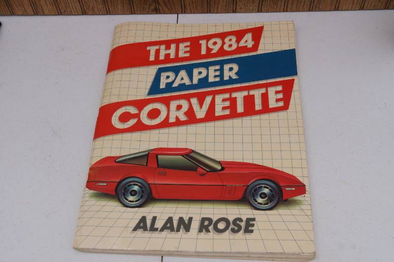 lot 1720 image: 1984 Paper Corvette by Alan Rose - Very Cool Look at the Pictures