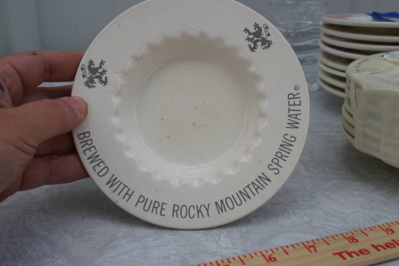 lot 1737 image: Big Lot of Old Coors Ash Trays