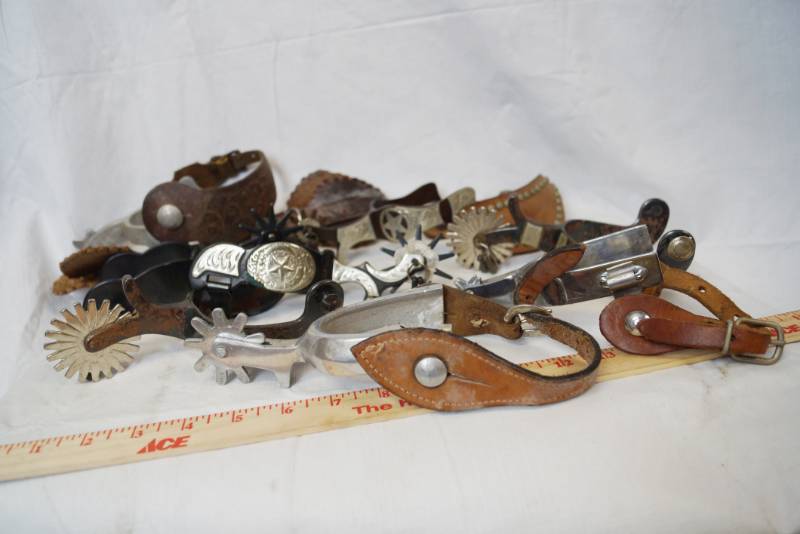 lot 1830 image: Lot of Misc. Boot Spurs - Yee Haa