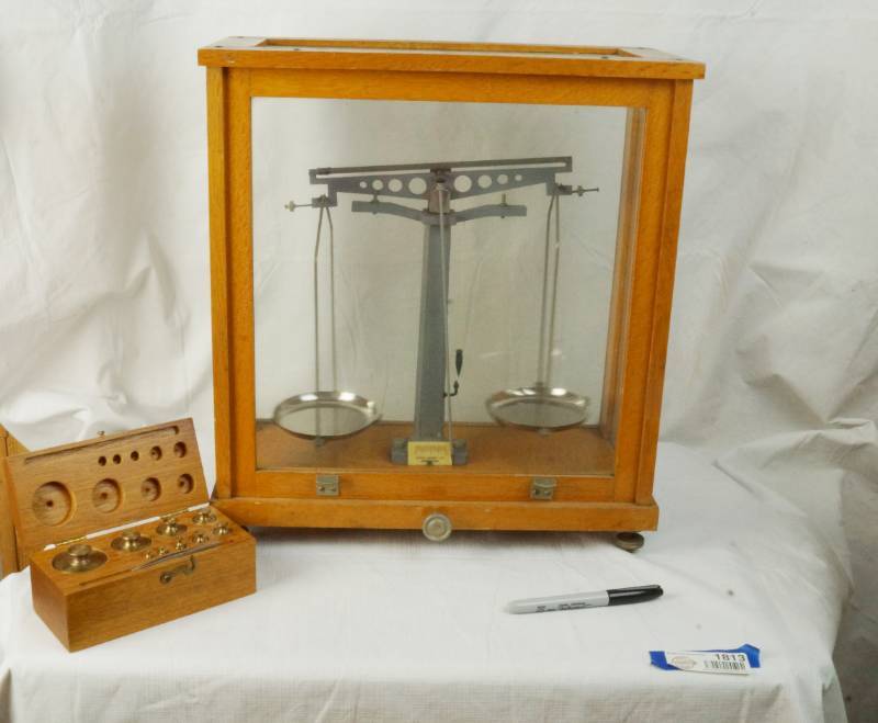 lot 1877 image: Set of Mid-Century Philip Harris Birmingham Scales - Awesome Find