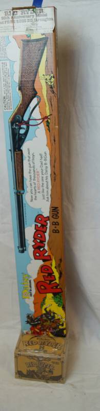 lot 1998 image: Red Rider BB Gun wbox and BBS - Cool Find Dont Shoot Your Eye Out