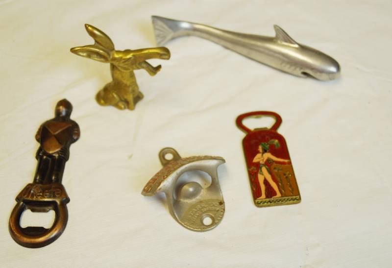 lot 2144 image: Lot of Vintage Bottle Openers - Very Cool