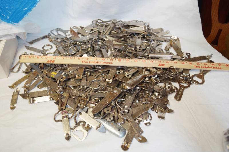 lot 2147 image: MUST SEE Huge Lot of Vintage Bottle Openers All kinds and styles Vintage and Rare Brands