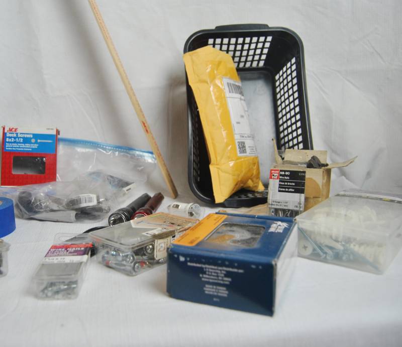 lot 2126 image: Lot of Misc. Home Items - Flashlights, Nails and More