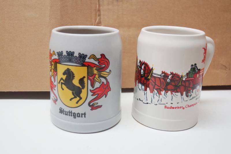 lot 2045 image: Lot of 2 Ceramarte Mugs