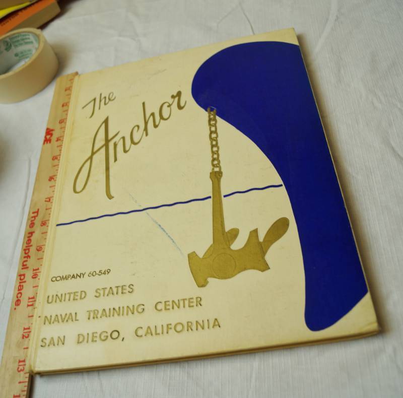 lot 2188 image: The Anchor United States Naval Training Center Book - SAN DIEGO, CA Company 60-549