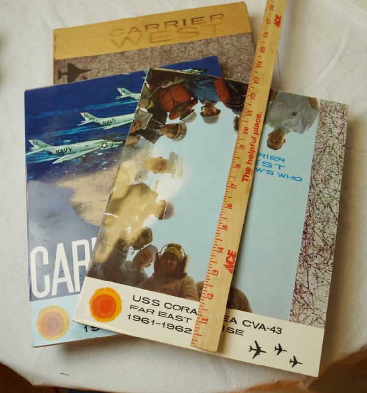 lot 2190 image: Lot of NAVY Year Books  Cruise Books - CVA-43 Far East 1964-1962 - Great History