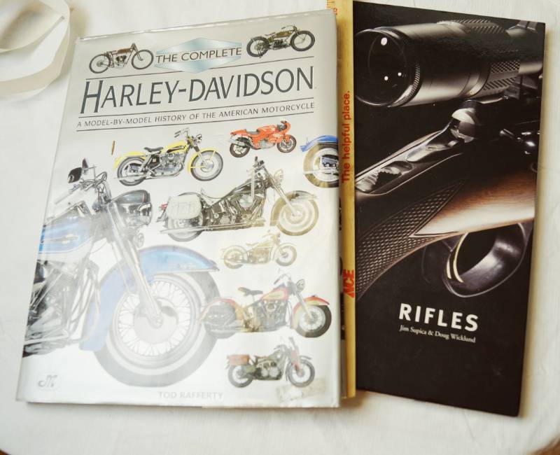 lot 2193 image: Harley Davidson Book & Rifles Book - Great References Excellent Condition