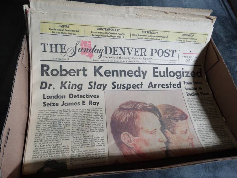 lot 17619 image: 1968 newpaper.