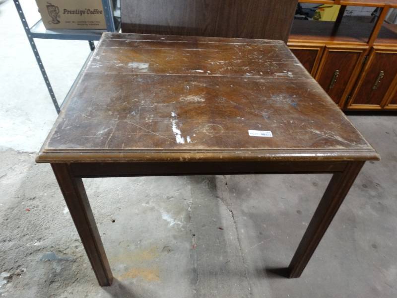 lot 17795 image: Wooden dinning table.