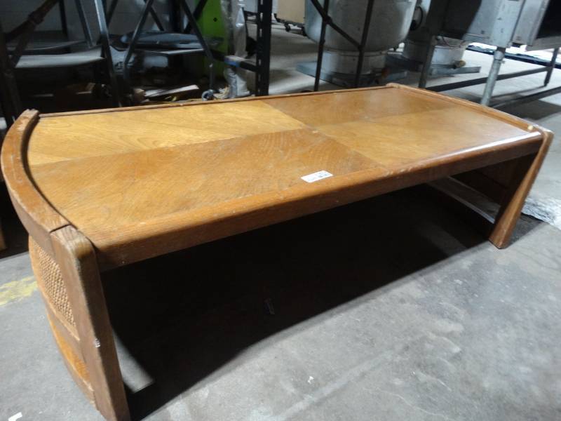 lot 17823 image: Wooden coffee table.