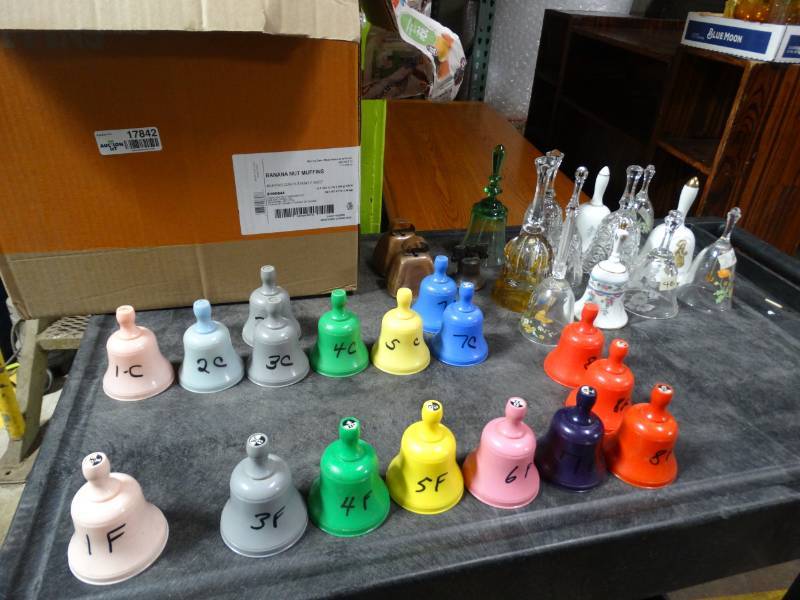 lot 17842 image: Large lot of various decorative bells.