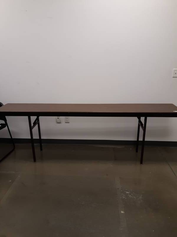 lot 1192 image: Half Width Folding Table