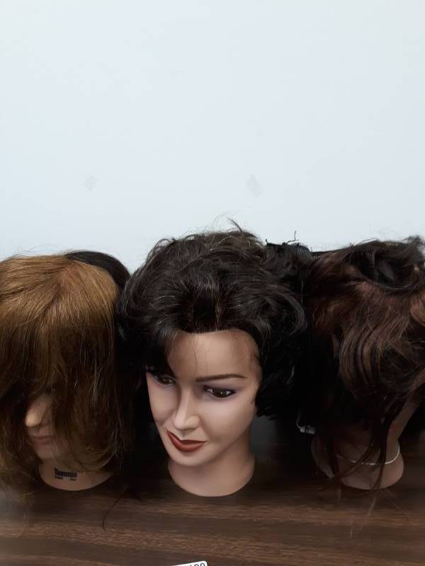 lot 1180 image: Lot of 2 Marianna Mannequin Heads with Hair