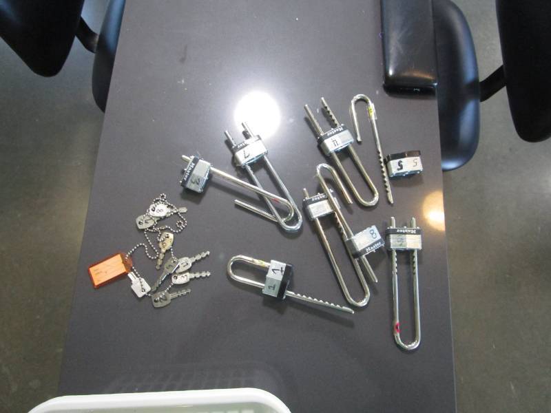 lot 1052 image: Lot of Locks with Keys