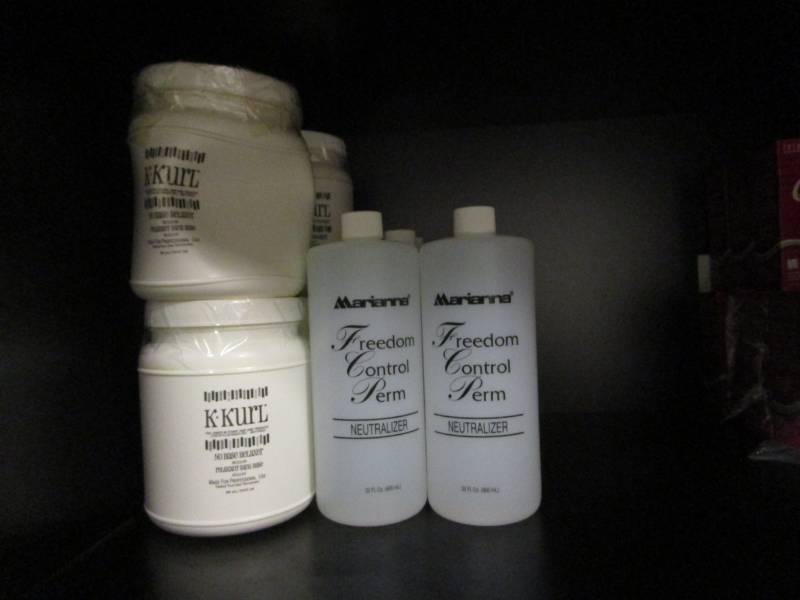 lot 1080 image: Lot of Perm Cream and Neutralizer