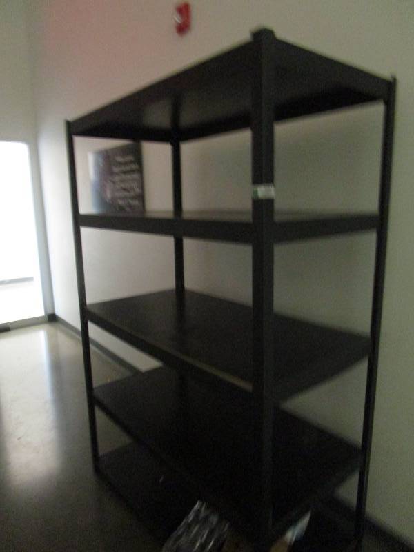 lot 2065 image: Heavy Duty 5 Shelf Metal Shelving Unit