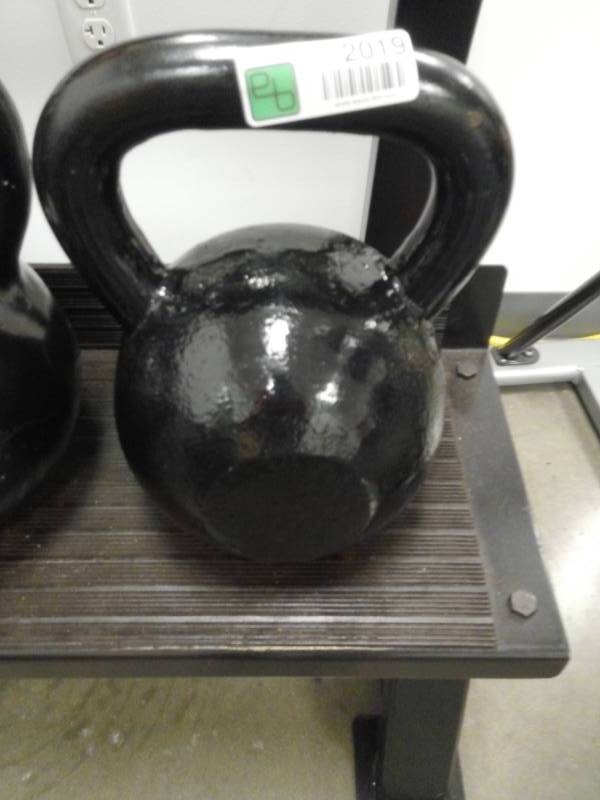 lot 2019 image: 50lb Kettlebell Weight MSRP $119.40