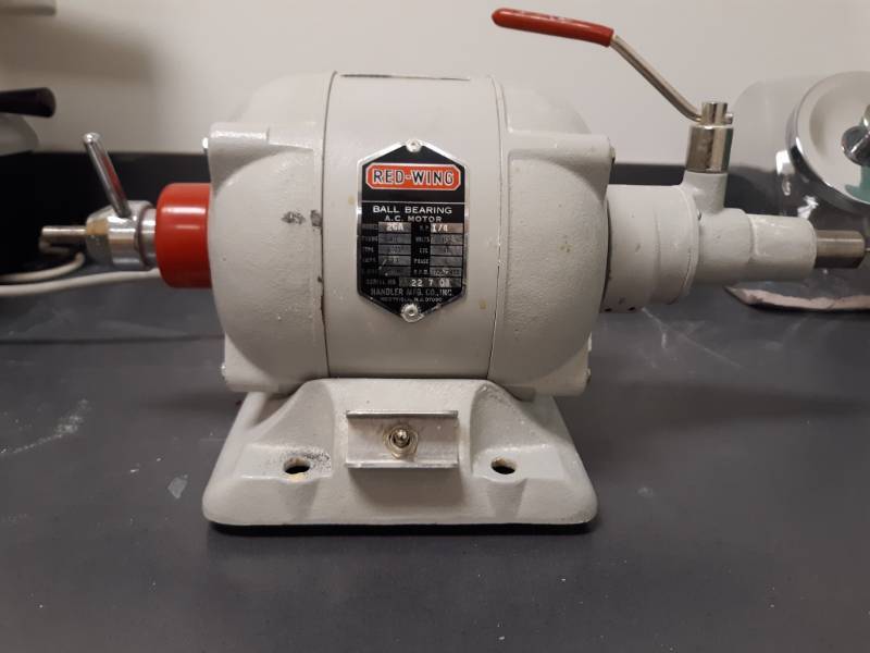 lot 3038 image: Redwing Low Base Lathe Ball Bearing Motor Model 26A