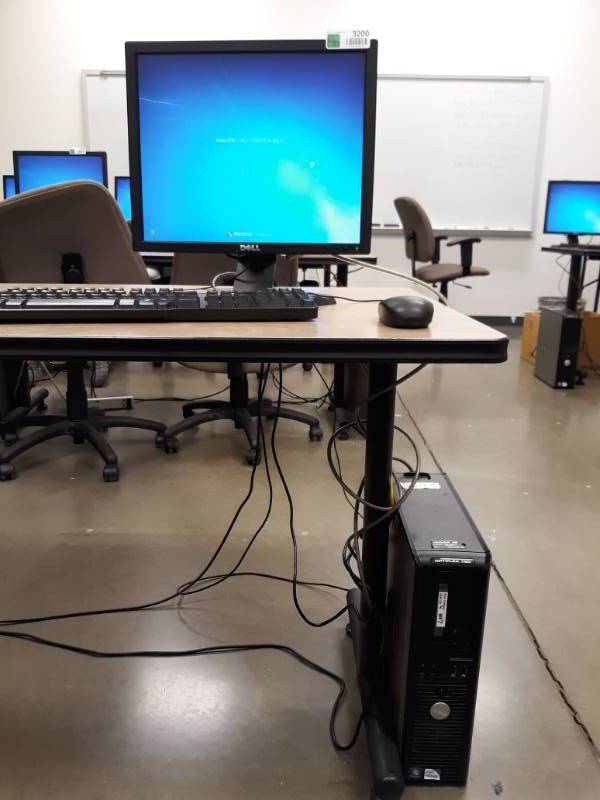 lot 3200 image: Dell Optiplex 780 with Monitor, Mouse  & Keyboard