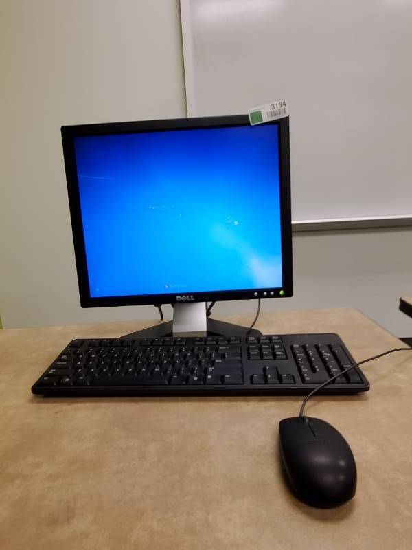 lot 3194 image: Dell Optiplex 780 with Monitor, Mouse  & Keyboard