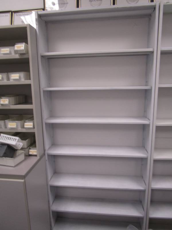 lot 3116 image: (1) Adjustable Divided Shelving Unit