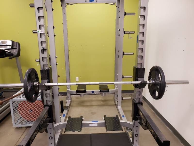 lot 2076 image: Olympic Weight Bar with TKO Weights