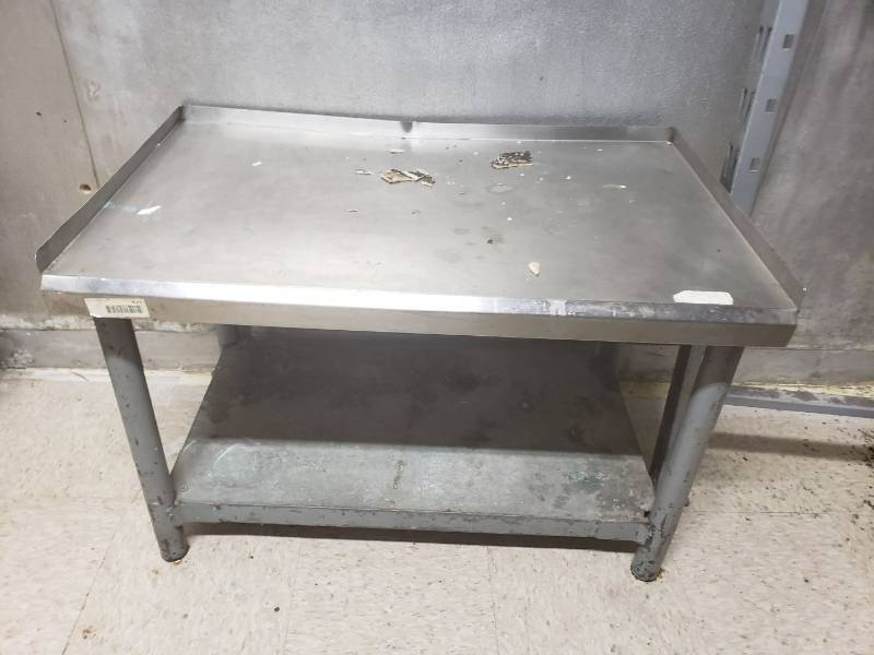 lot 9138 image: Stainless steel equipment stand