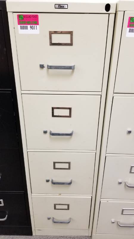 lot 9011 image: 4 door filing cabinet