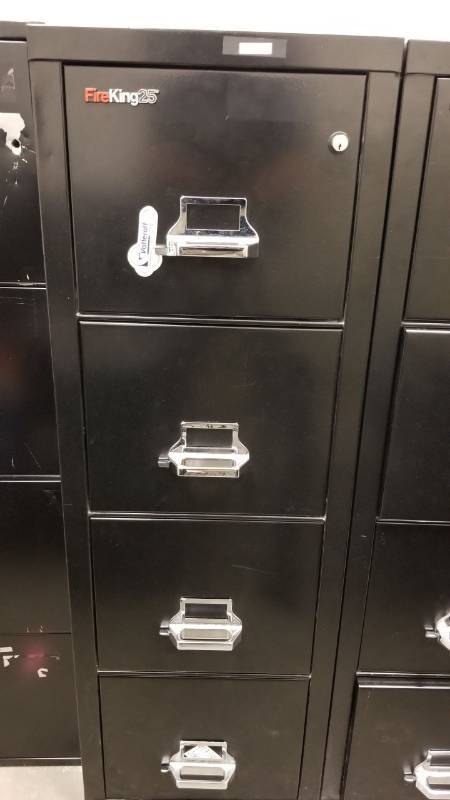 lot 9016 image: Fire king 25 for drawer file cabinet