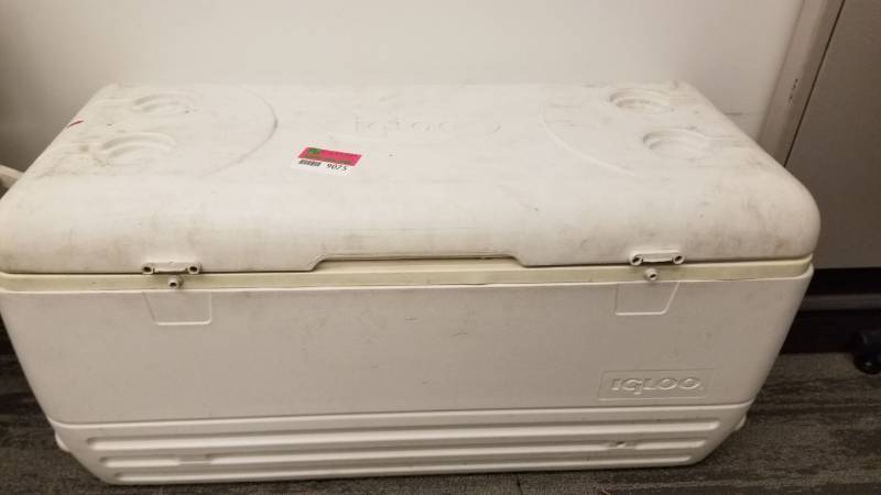 lot 9075 image: Large igloo Cooler