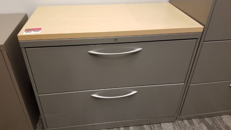 lot 9088 image: To drawer lateral file cabinet