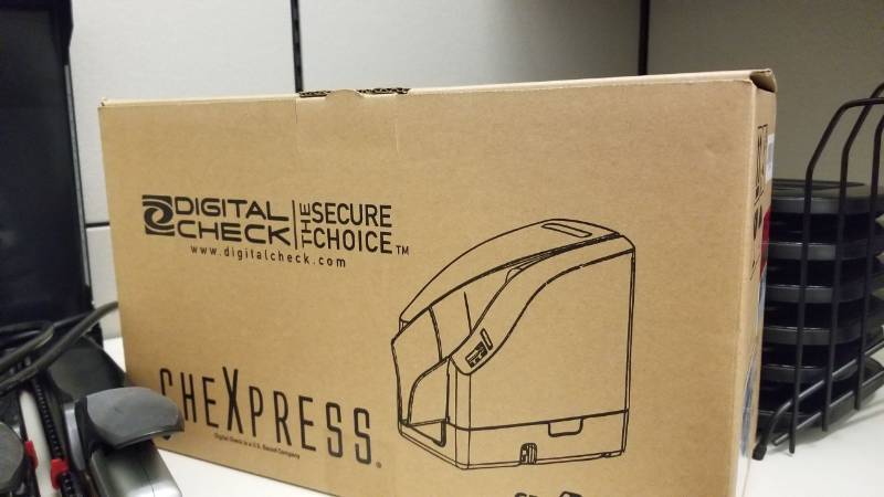 lot 9097 image: Digital check express model chexpress 30