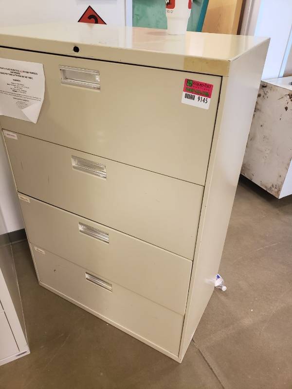 lot 9145 image: Hon file cabinet