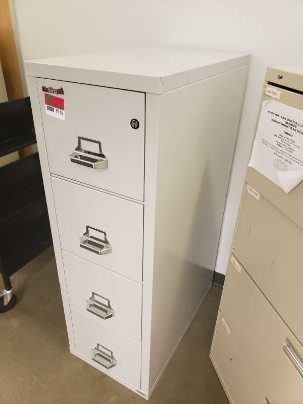 lot 9146 image: Fire King file cabinet (over $2200 new)