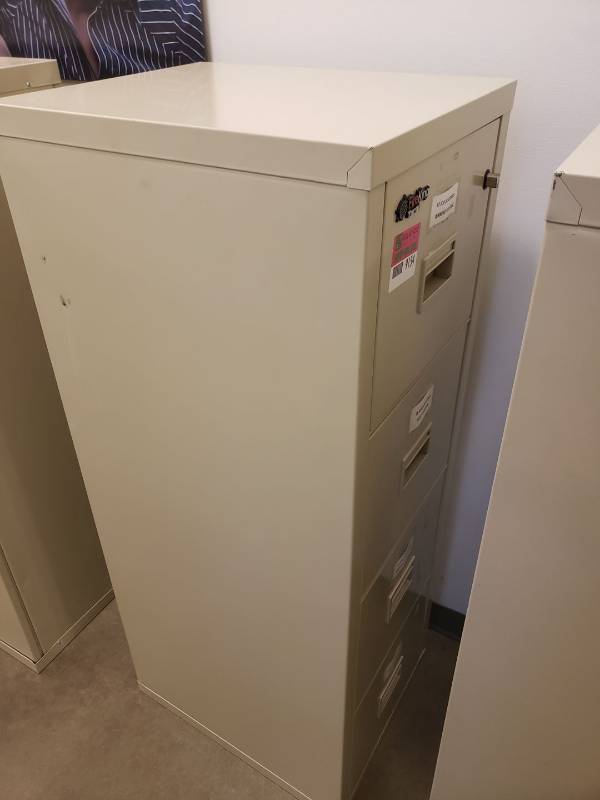 lot 9154 image: Fire King file cabinet (over $2200 new)
