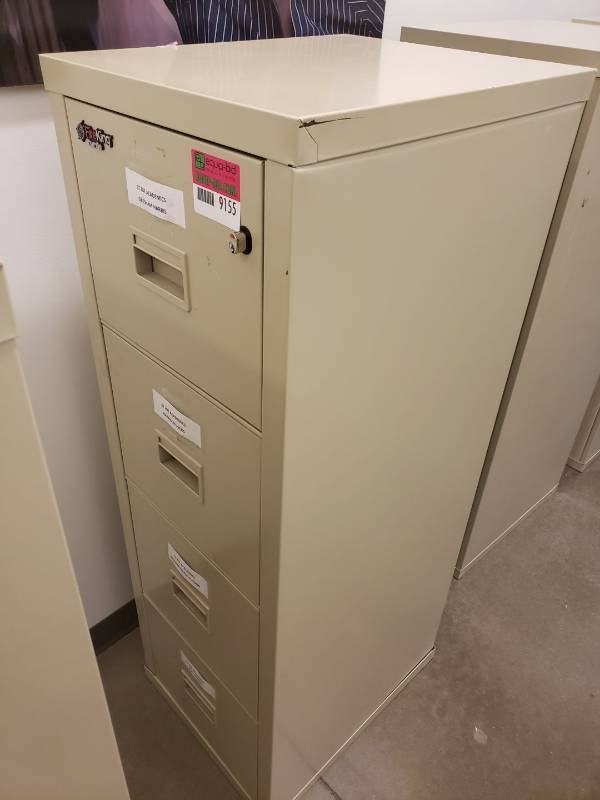 lot 9155 image: Fire King file cabinet (over $2200 new)