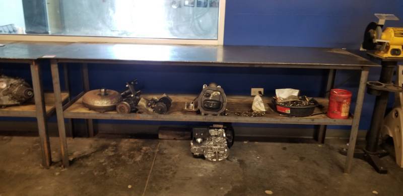 lot 8124 image: Metal Workbench Contents Included