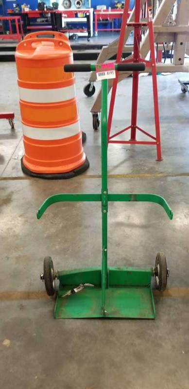 lot 8195 image: 50 Gal Drum Dolly Moving Cart